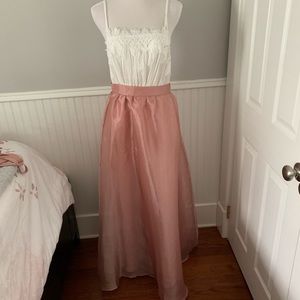 Anthropologie full length skirt